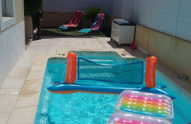 Modern villa with private heated swimming pool in a quiet location not overlooked