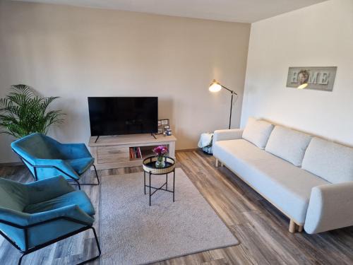 Moderne Wohnung mit Parkplatz und Kaffeevollautomat
