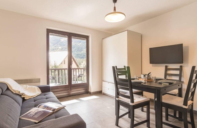 Monêtier les Bains - Mountain Studio 4 People, Renovated, Balcony, Parking