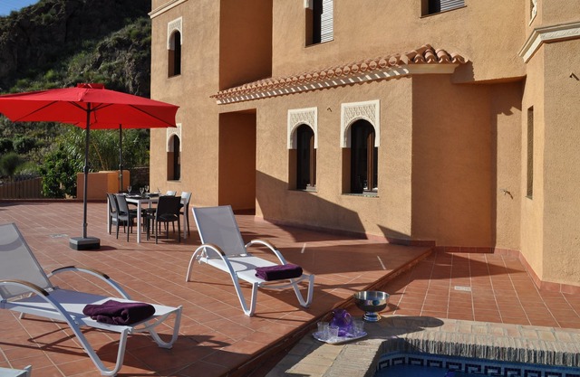 Moorish villa with panoramic view, private swimming pool, quiet, 15 km from the beaches