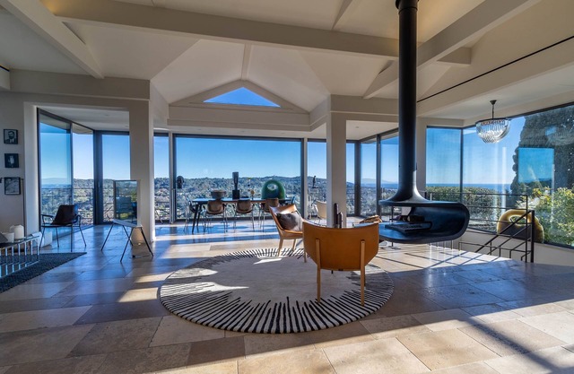 Mougins Collection - House with waterfall pool, sea and mountain views