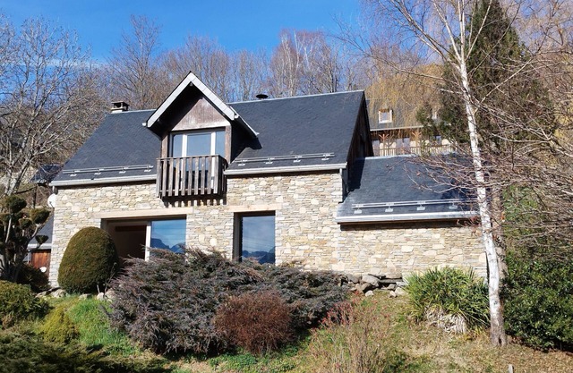 Mountain chalet in a typical village in the country of the bear
