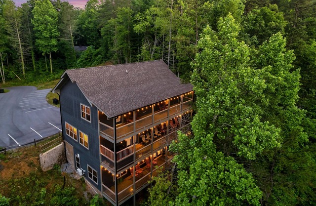 Mountain Chalet in Gatlinburg with Indoor Pool, Game Room, Hot Tub & 3 Decks!