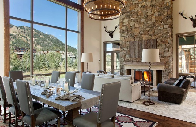 Mountain-modern home at the base of Jackson Hole