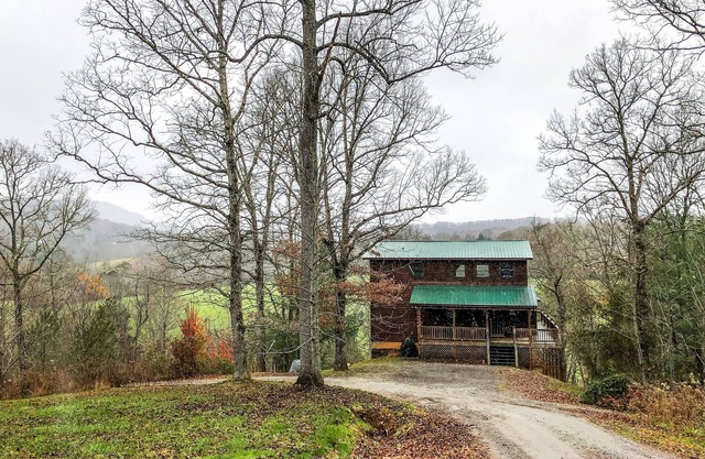 Mountain View Home w/Private Hot Tub, Game Room, & Relaxing Creek on Property