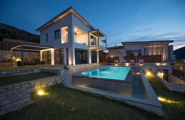 Mrs Grey luxury villa is a modern with its own private beach