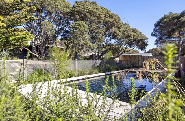 My Alfresco Living with pool and sauna near Rye Back Beach