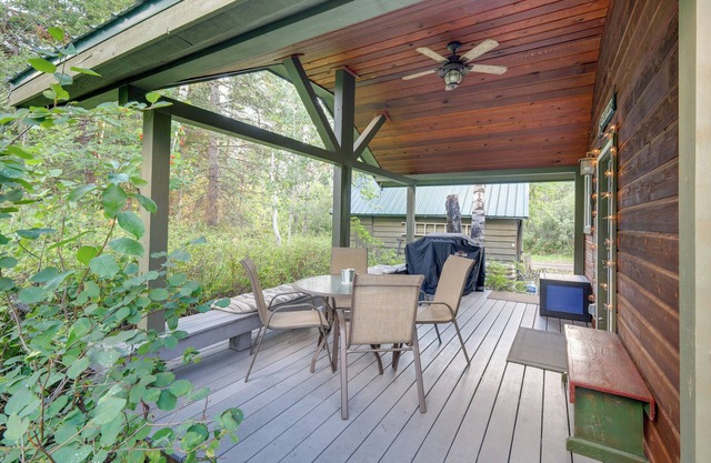 Near Payette Lake! Cabin w/Outdoor Space