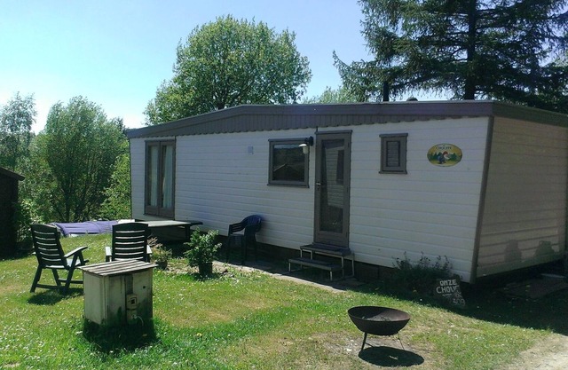 Neat mobile home in the Ardennes