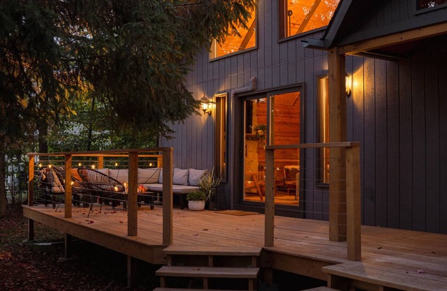 New!A-Frame Cabin/HotTub/Sauna/Fireplace/BBQ/Games