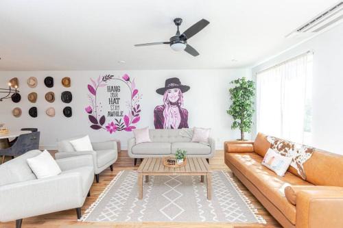 NEW! Beautiful Murals, Rooftop Deck & Karaoke!