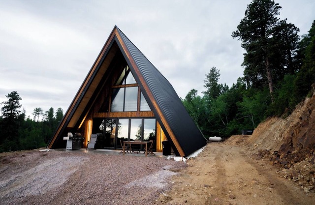 NEW Black Hills Modern A-Frame Cabin