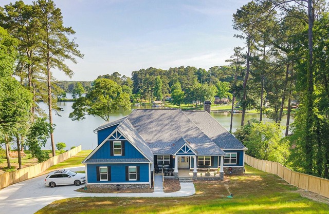New Lakefront Home near metro Atlanta w/private dock and stunning views.
