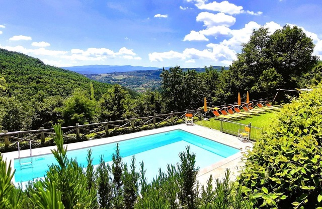 New! Papiano, character villa, private pool, great views, close to National Park