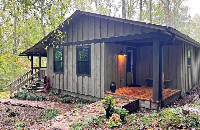 NEW! The Cottage at Whispering Falls: LUXURY & privacy on 7 lush, wooded acres