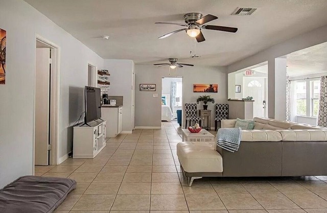 Newly updated 3 bedroom/2 bath home 2.5 miles away from the beach!