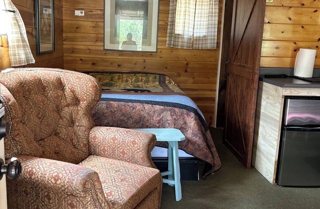 Newly updated! Indoor Jacuzzi & Fireplace in xtra room with kid cot; porch swing
