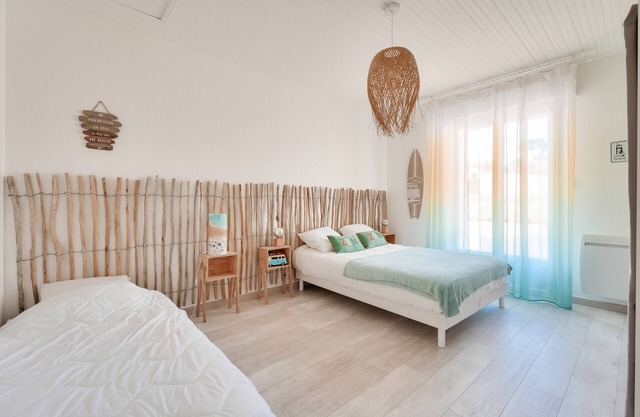 Nice house for 9 at 5 min to the beach