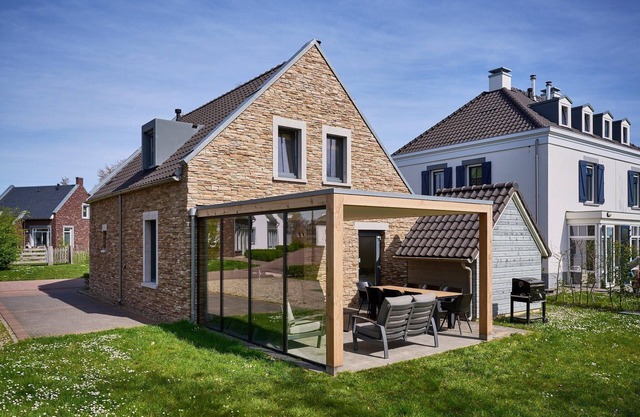 Nice villa with veranda near holiday park