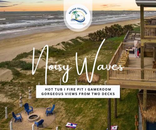 Noisywaves - Beachfront Paradise with Hot Tub, Yard, and Game Room