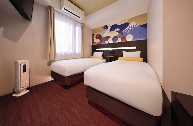 Nonsmoking comfortable twin room Nonsmoking ro/Osaka Ōsaka