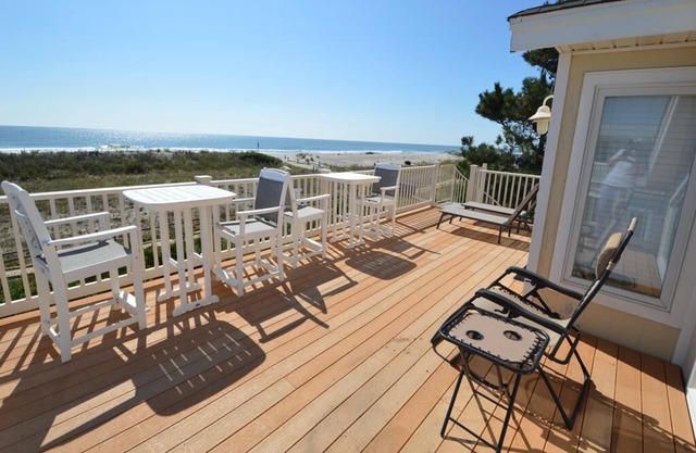 Ocean Front 3 level home located in a peaceful section of Avalon NJ
