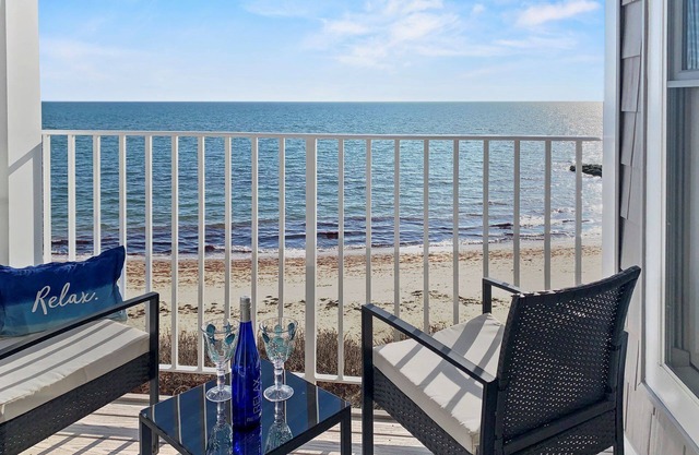 Ocean Front Pet Friendly AC Private Beach Coastal Cove