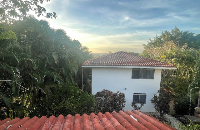 Ocean view Casa Conchal tropical setting surrounded by wildlife 4 min to beach
