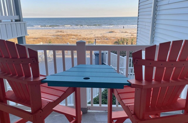 Oceanfront and Steps Away from the Pool and Beach at Ocean Isle Beach, NC!