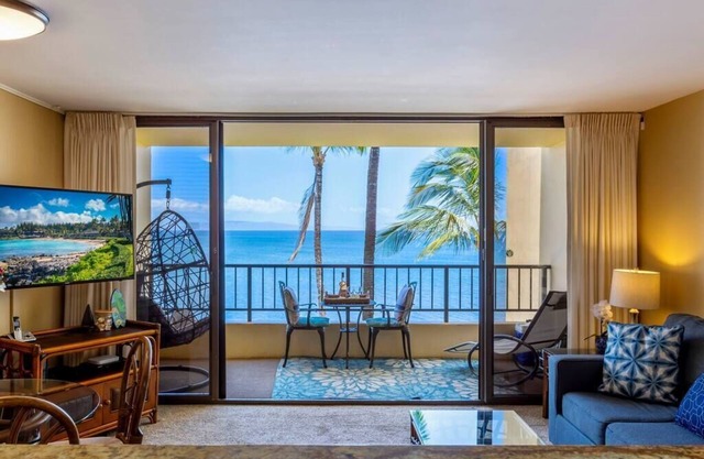 Oceanfront condo with amazing views @ Sugar Beach Resort, Central AC, and more!