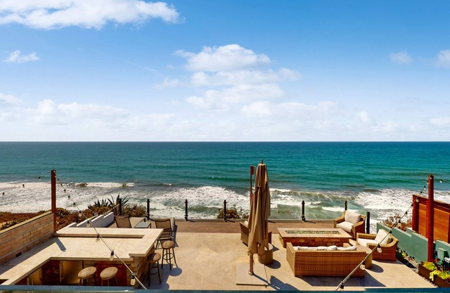Oceanfront home with expansive outdoor living, newly remodeled