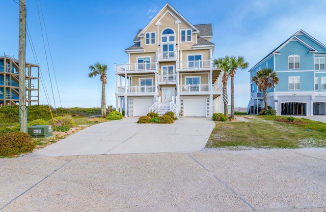 Oceanfront retreat with private heated pool, hot tub, elevator, & beach access