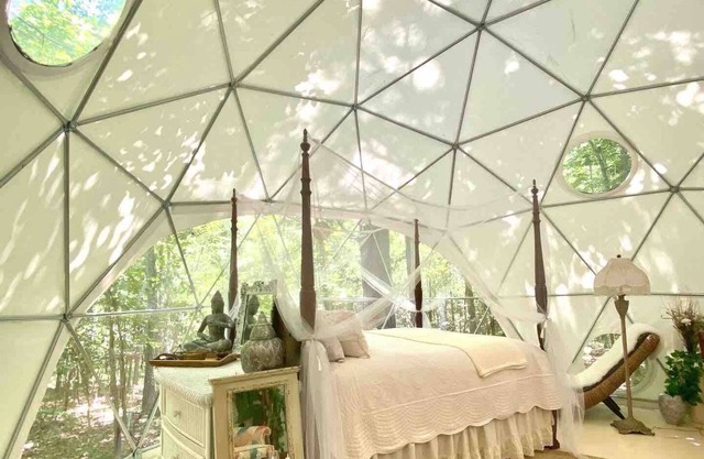 Off-Grid Dome Hideaway in the Woods