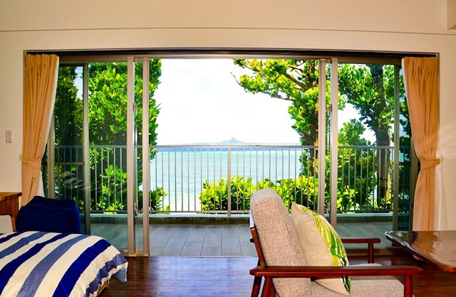 Offseason price in Okinawa where its still warm 1st floor condominium 1LDK max 5 people /Kunigami-gun Okinawa