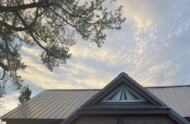 One block from town at the top of Harrison Ave