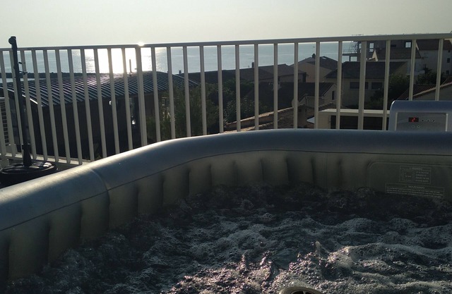 Original apartment, spa and panoramic terrace on the seafront