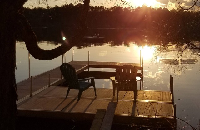 Ossipee Lake waterfront on Broad Bay by the sandbar