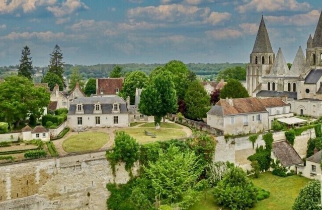 Palace in a Royal loire valley town