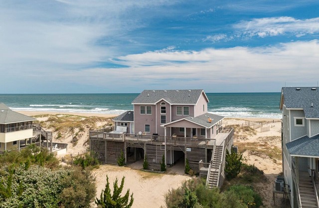 Panoramic ocean views and secluded beaches at Starboard Watch in Carova!