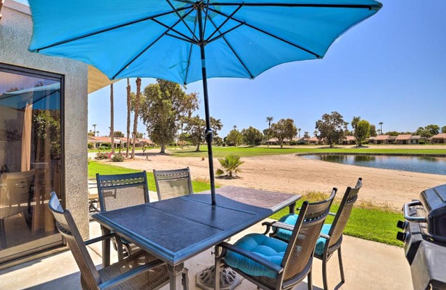 Patio, Grill and Resort Perks Palm Desert Home