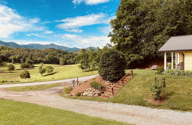 Peaceful mountain views, just a short distance to major WNC attractions.