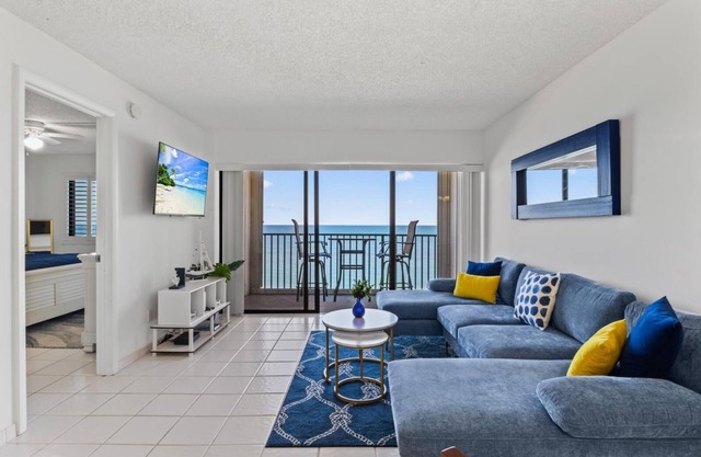 Penthouse Oceanfront Condo with Private Beach!