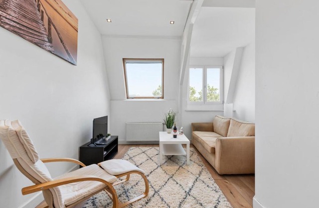 Penthouse spacious apartment with canal view