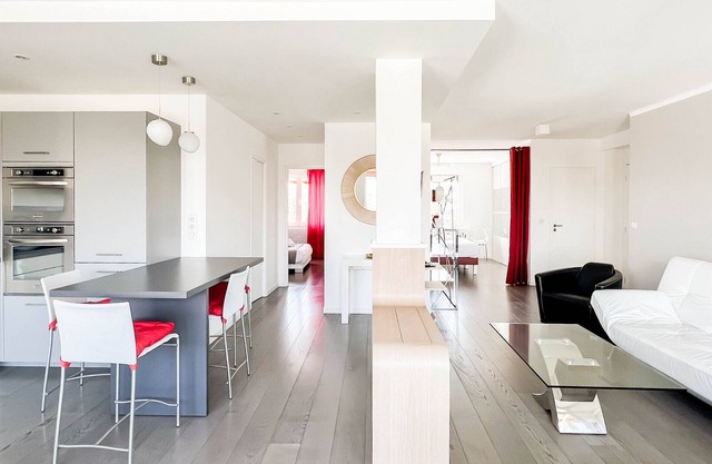 Penthouse vue incroyable lac et montagnes