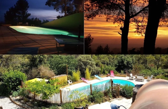 PERCHED ON THE SIDE OF THE MOUNTAIN AMAZING VIEW OF LUBERON AND THE ALPILLES