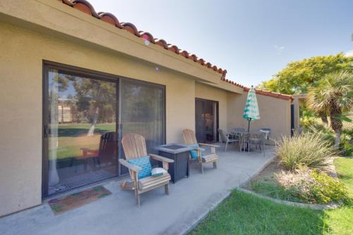 Pet-Friendly Stay with Patio in Palm Desert Resort!