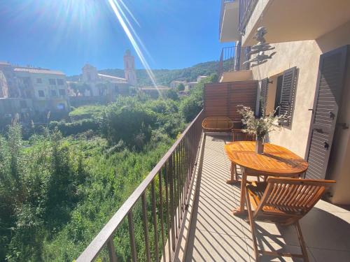 Piana - vue mer et village