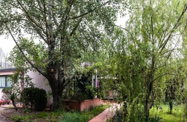 "Piccola Villa" is located inside a larger garden of about two acres