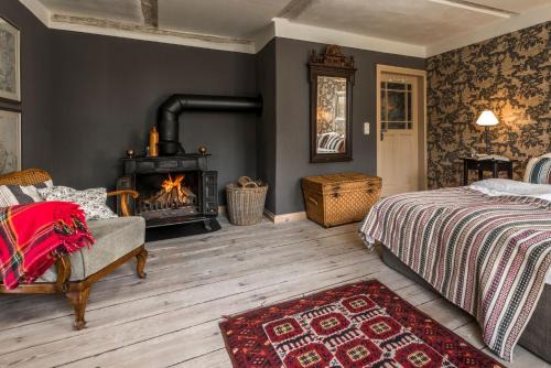 Pommernhaus Charmantes Colonistenhaus, Kamin, Ruderboot