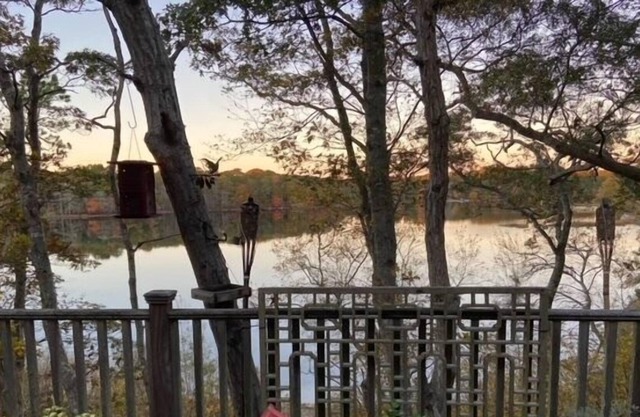 Pondside retreat with hot tub